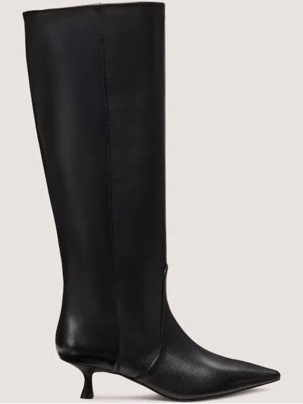 Stuart Weitzman black, leather knee-high boot